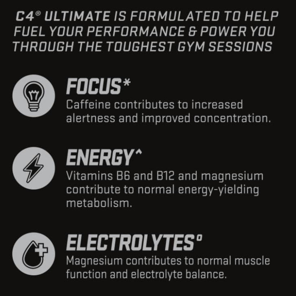 Cellucor C4 Ultimate Performance 40 scoops (Free Scivation Smart Shaker) 5056569900478 - The Supplement Warehouse Pte Ltd