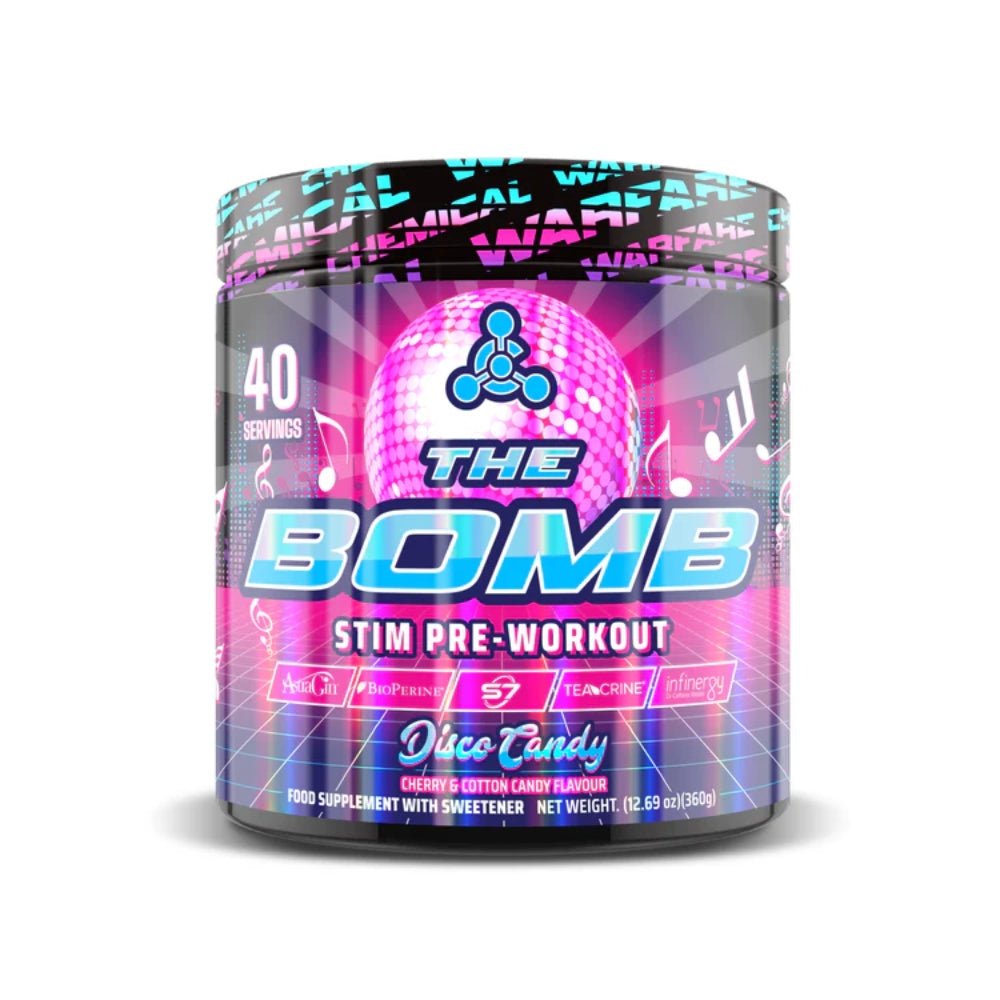 Chemical Warfare The Bomb Pre - Workout 40srv 360g (HALAL) Exp Jun 2025 5060723199974 - The Supplement Warehouse Pte Ltd