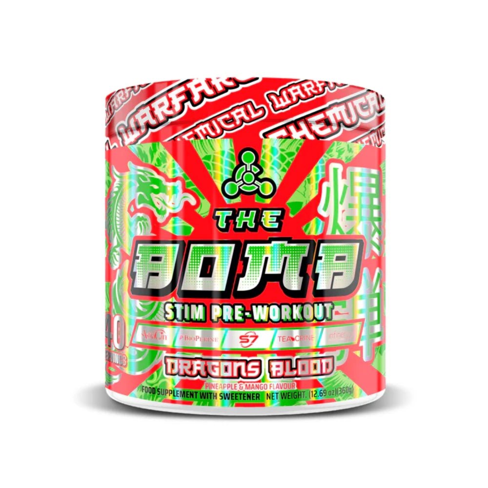 Chemical Warfare The Bomb Pre - Workout 40srv 360g (HALAL) Exp Jun 2025 5060723199981 - The Supplement Warehouse Pte Ltd