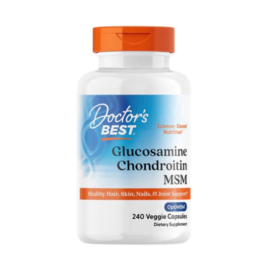 Doctor's Best Glucosamine Chondroitin MSM 240 veg caps 753950000810 - The Supplement Warehouse Pte Ltd