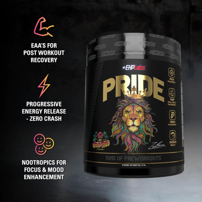 EHP Labs Pride Pre - Workout 40 servings 850006815609 - The Supplement Warehouse Pte Ltd