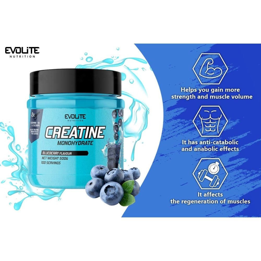 Evolite Flavoured Creatine 500g 5908261599316 - The Supplement Warehouse Pte Ltd