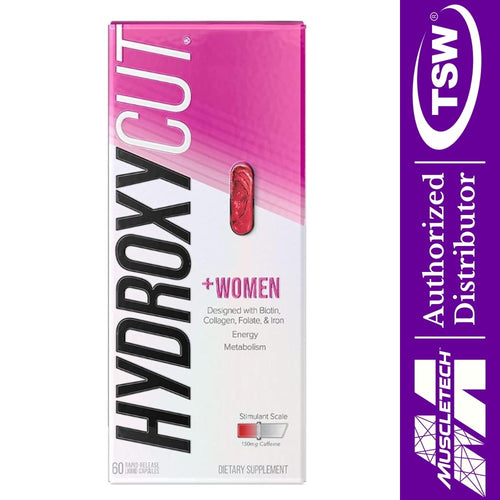MuscleTech Hydroxycut +Women 60 Rapid-Release Liquid Capsules