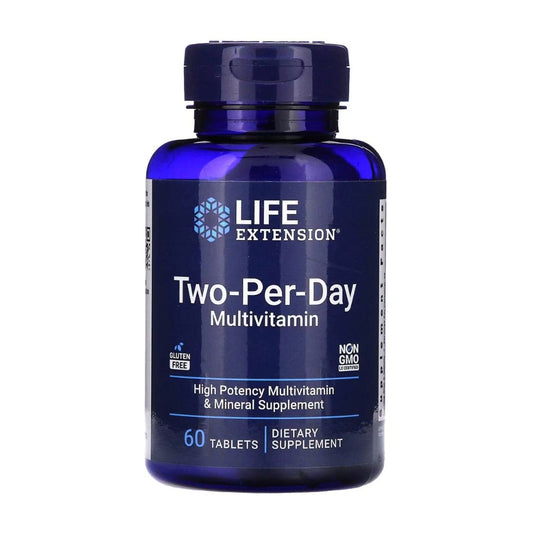Life Extension Two - Per - Day Multivitamin 60 veg caps 737870231769 - The Supplement Warehouse Pte Ltd