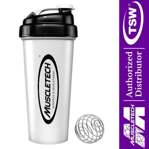 MuscleTech Transparent Shaker 600 ml with Blender Ball