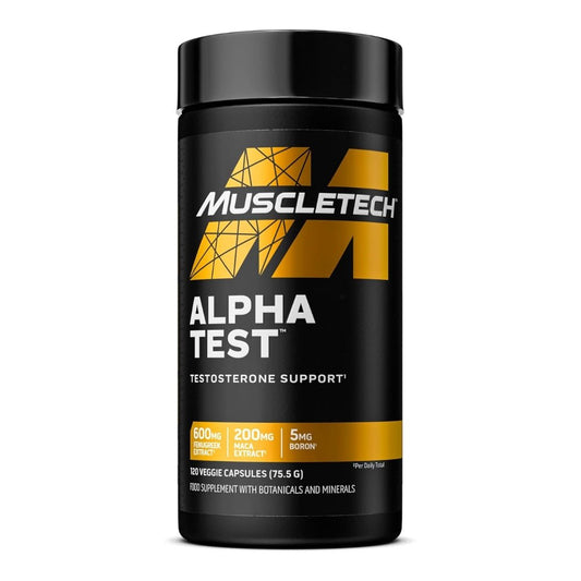 MuscleTech Alpha Test 120 caps 631656203806 - The Supplement Warehouse Pte Ltd