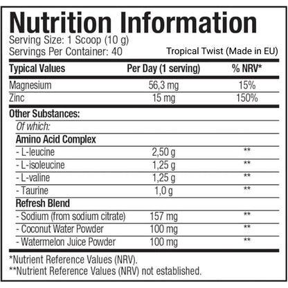 MuscleTech Amino Build Recovery 40 servings (7g BCAAs, 4g leucine, 2.5g betaine) 631656715811 - The Supplement Warehouse Pte Ltd
