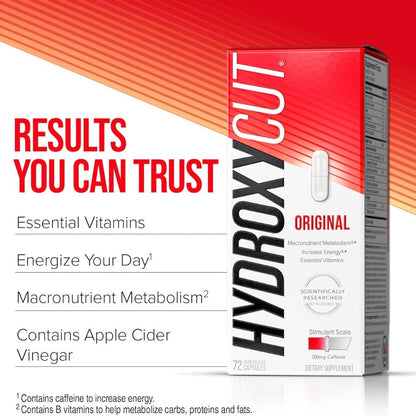 MuscleTech Hydroxycut Original 72 Capsules (Exp Mar 2027) 631656608847 - The Supplement Warehouse Pte Ltd