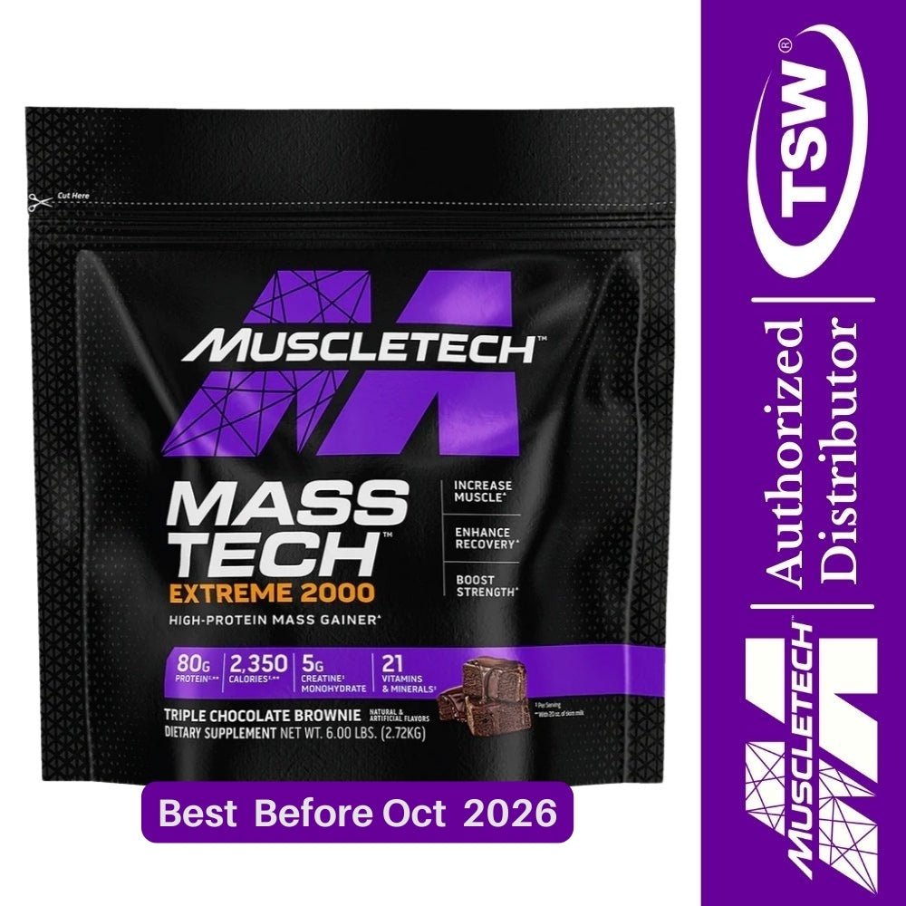 MuscleTech Mass Tech Extreme 2000 6 lbs 631656716962 - The Supplement Warehouse Pte Ltd