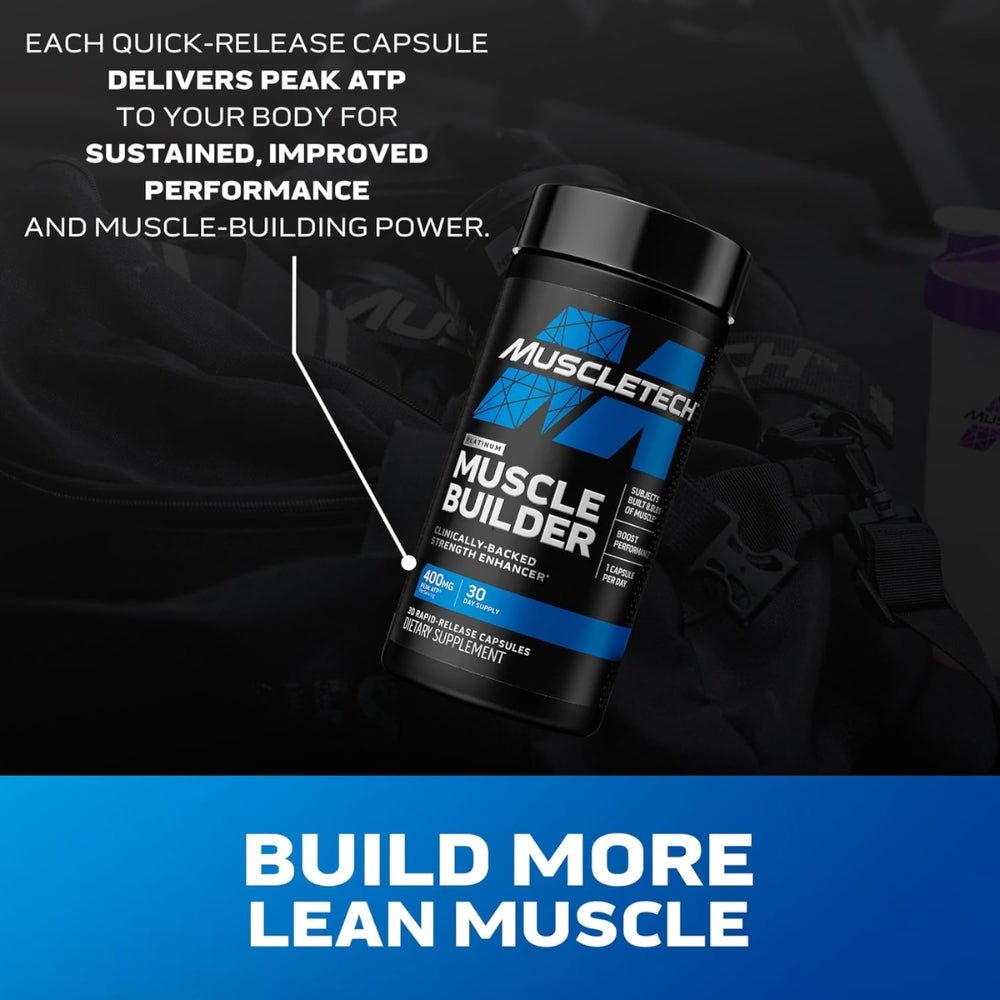 MuscleTech Muscle Builder For Strength 30 caps 631656606805 - The Supplement Warehouse Pte Ltd