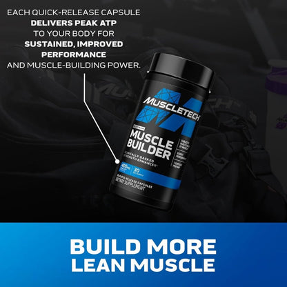 MuscleTech Muscle Builder For Strength 30 caps 631656606805 - The Supplement Warehouse Pte Ltd