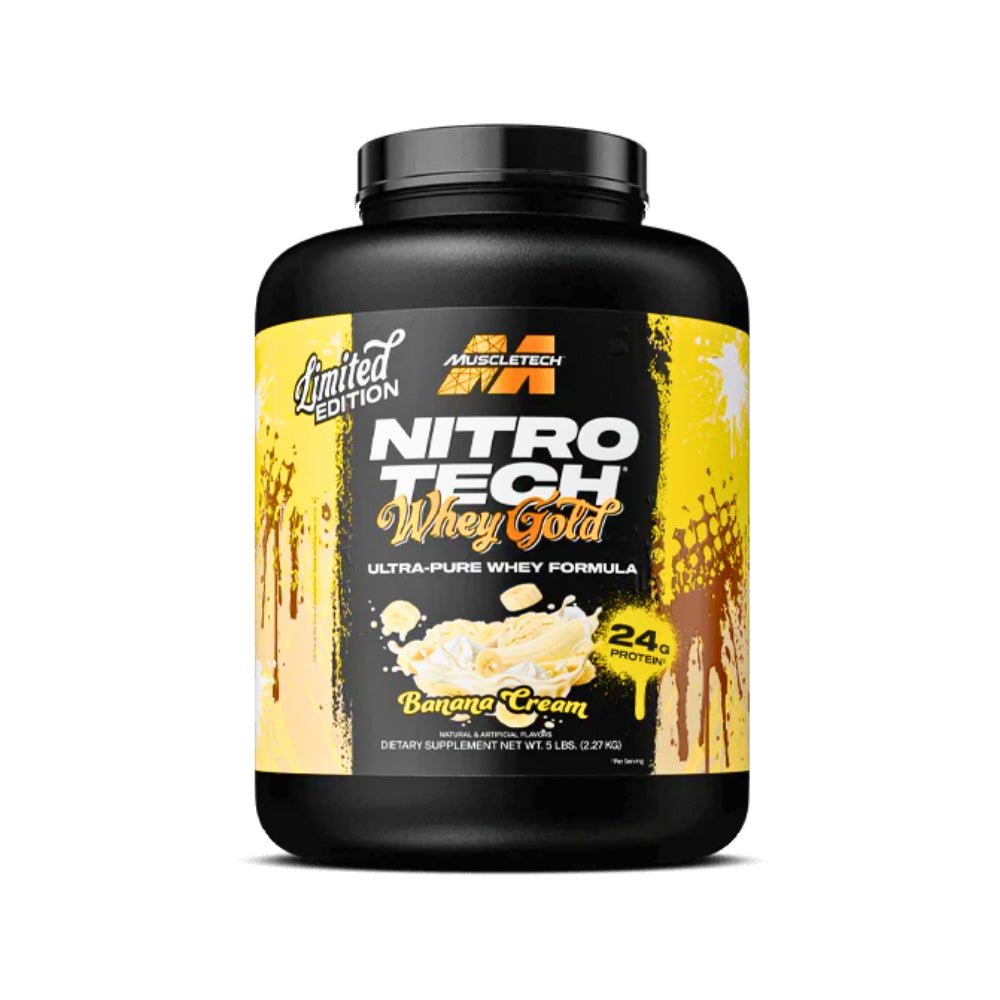 MuscleTech Nitro Tech Whey Gold Protein 5 lbs (Exp Dec 2026) 631656717884 - The Supplement Warehouse Pte Ltd