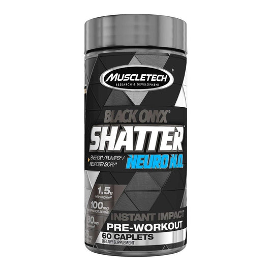 MuscleTech Shatter Neuro N.O. Pre - Workout 60 caplets 631656609431 - The Supplement Warehouse Pte Ltd