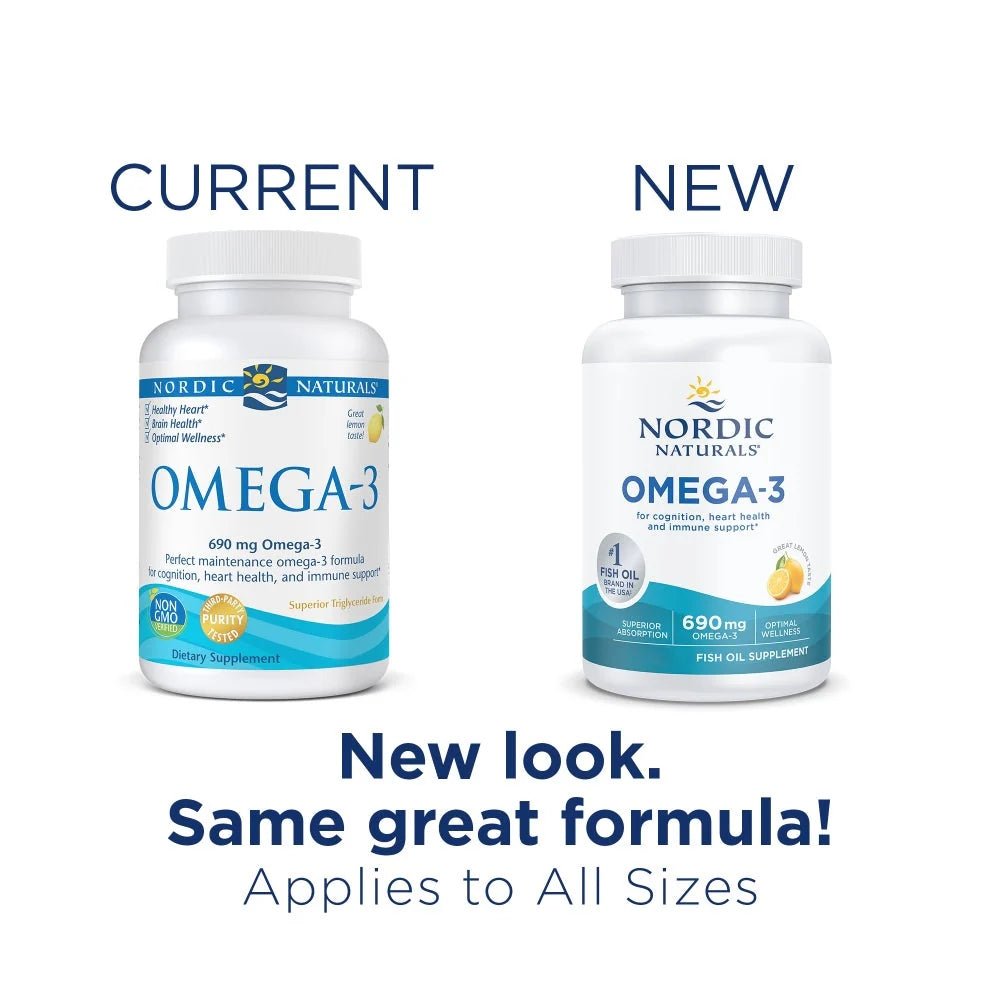 Nordic Naturals Omega 3 Lemon 120 gels 768990027604 - The Supplement Warehouse Pte Ltd