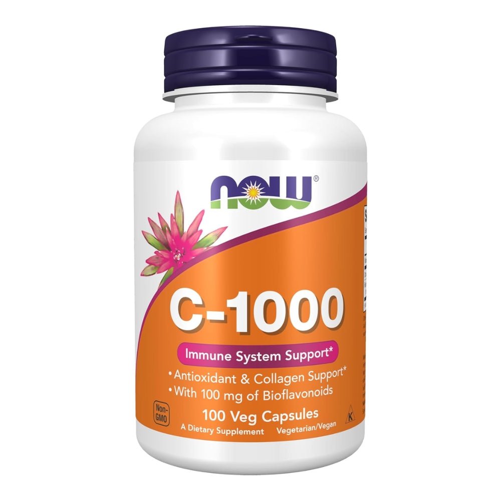 NOW C - 1000 (with Bioflavonoid & Rutin) 100 veg caps 733739006905 - The Supplement Warehouse Pte Ltd