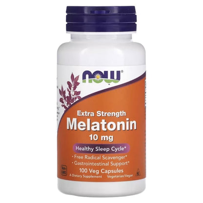 NOW Melatonin Veg Caps 733739035578 - The Supplement Warehouse Pte Ltd