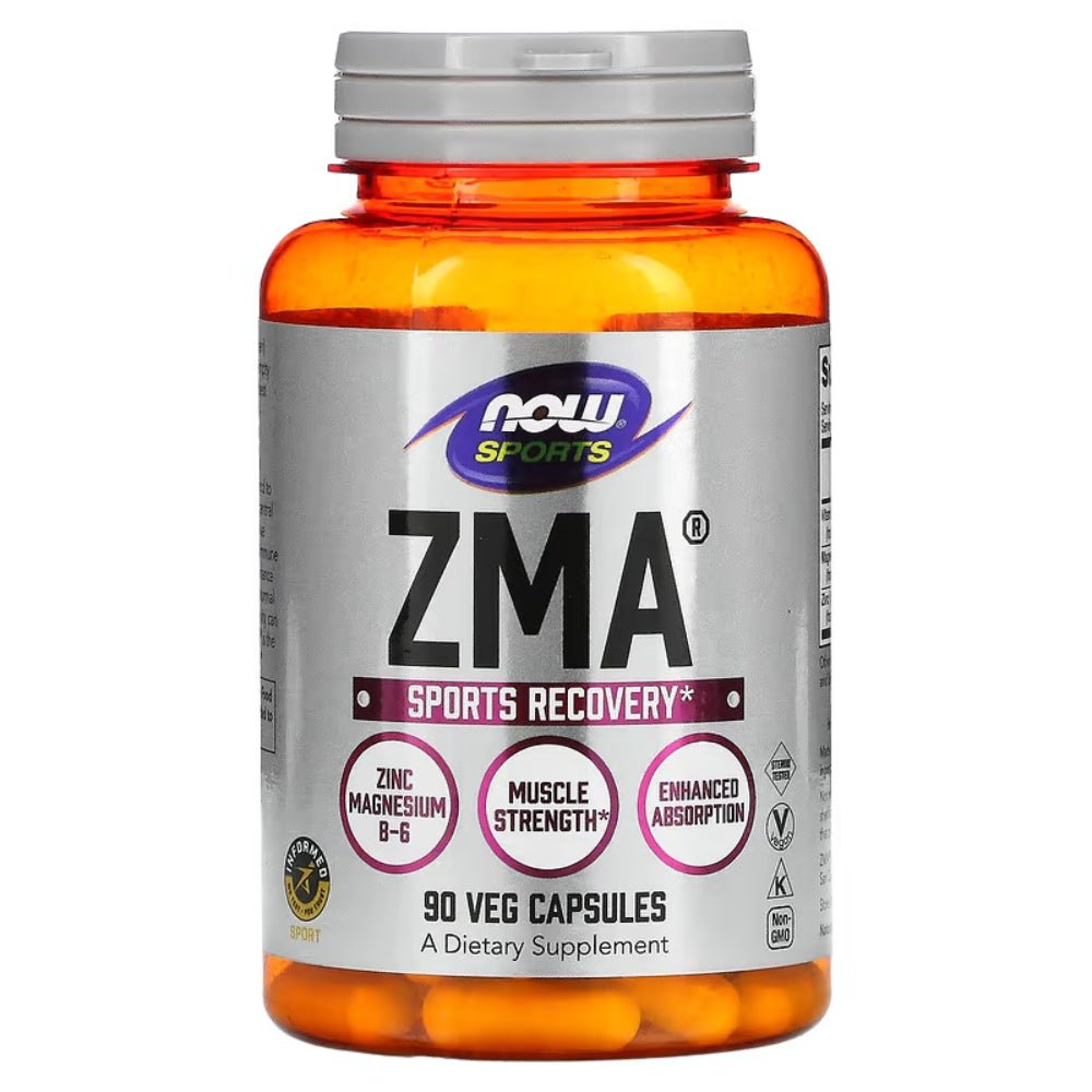 NOW ZMA 90 veg capsules 733739022004 - The Supplement Warehouse Pte Ltd