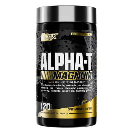 Nutrex Alpha - T Magum 120 veg caps 850046504907 - The Supplement Warehouse Pte Ltd
