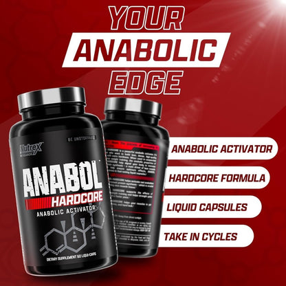 Nutrex ANABOL Muscle Builder 60 veg cap (Exp May 2027) 850005755876 - The Supplement Warehouse Pte Ltd