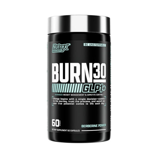 Nutrex Burn30 GLP1+ (weight management & appetite control) 60 veg cap 850046504914 - The Supplement Warehouse Pte Ltd
