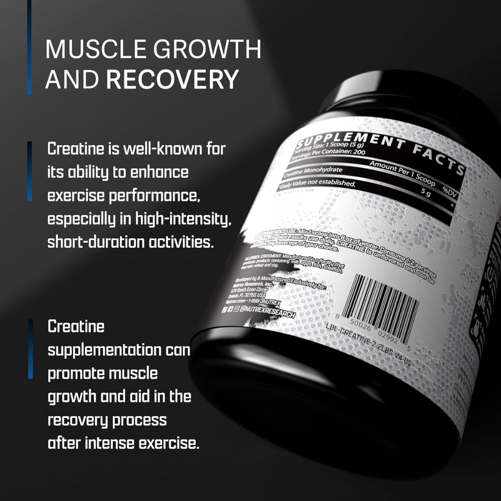 Nutrex Creatine Drive (Micronized) 300g x02/27 853237000745- The Supplement Warehouse Pte Ltd