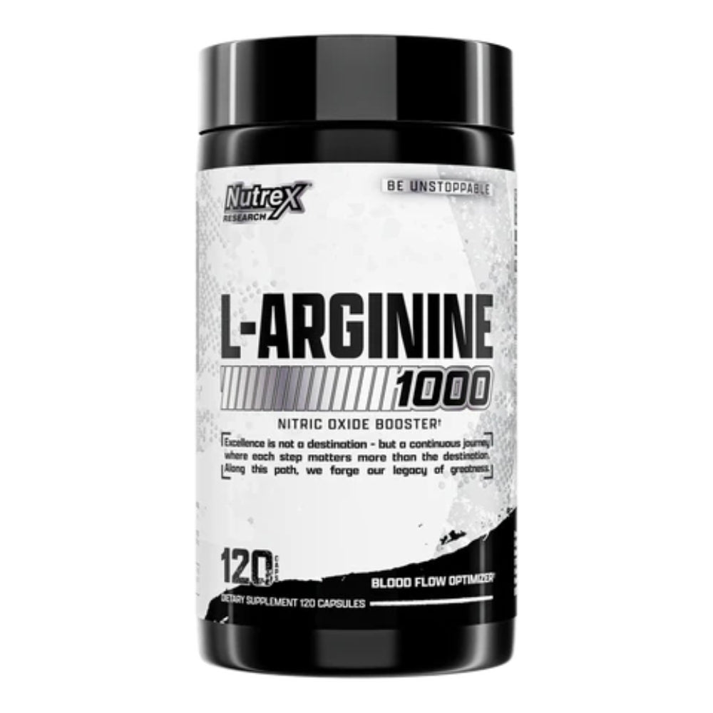 Nutrex L - Arginine 1000 120 veg cap (Exp Aug 2027) 850026029543 - The Supplement Warehouse Pte Ltd