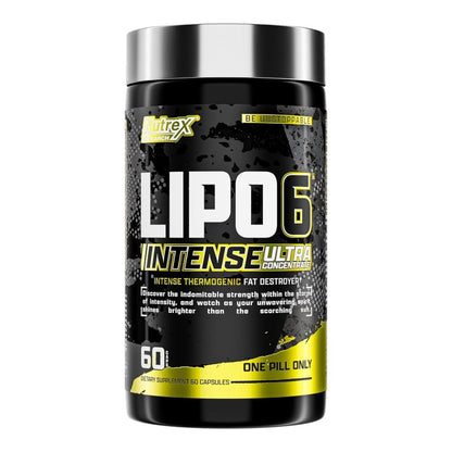 Nutrex Lipo6 Black Intense UC 60 veg cap x01/27 859400007450- The Supplement Warehouse Pte Ltd