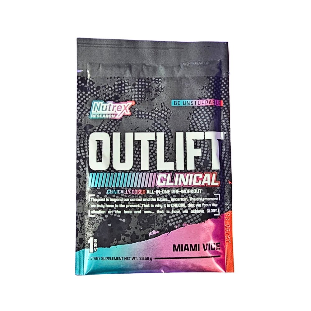 Nutrex Outlift Clinical All - In - One Pre - Workout 29g Single Sachet Exp May 2027 850060362569 - The Supplement Warehouse Pte Ltd