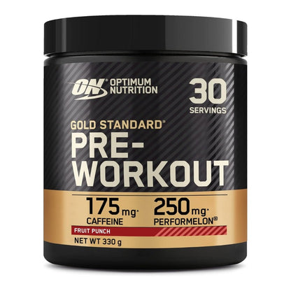 Optimum Nutrition GS Pre - Workout 30 srv (per 11g scoop: 175mg caffeine, 3.4g creatine, 1.5g beta alanine, 750mg citrulline) 5060469985268 - The Supplement Warehouse Pte Ltd
