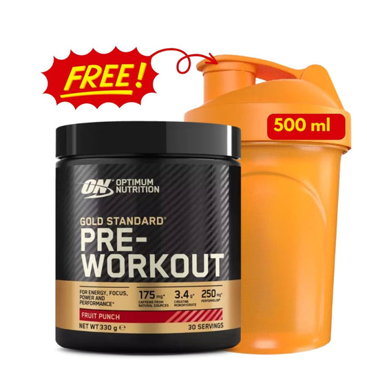Optimum Nutrition GS Pre - Workout EU 30 srv (Free 500ml Shaker) 5060469985268 - The Supplement Warehouse Pte Ltd