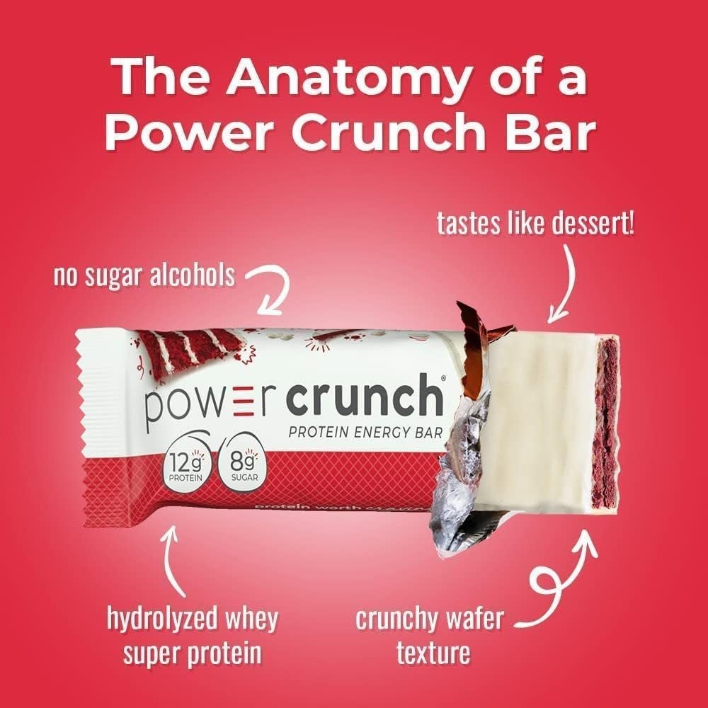 Power Crunch Wafer Protein Energy 36g Single Bar (Exp Jan to Aug 2025) 644225727788 - The Supplement Warehouse Pte Ltd