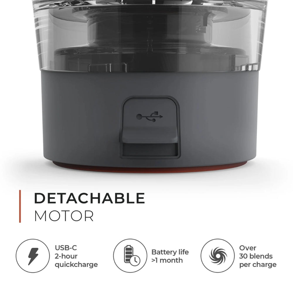 PROMIXX PRO Stainless Steel Vortex Mixer 600ml + Storage Pod 130ml 5060542840798 - The Supplement Warehouse Pte Ltd