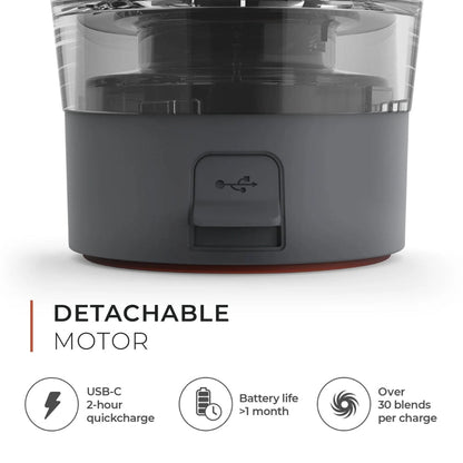 PROMIXX PRO Stainless Steel Vortex Mixer 600ml + Storage Pod 130ml 5060542840798 - The Supplement Warehouse Pte Ltd