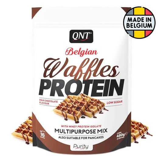 QNT Belgian Waffles Protein Multi Purpose Mix 30srv 480g Chocolate