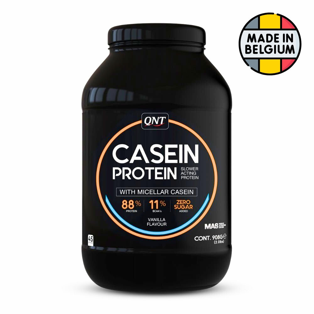 QNT Casein Protein Micellar 2 lbs 45 scoops Exp May 2025 (per scoop: 87% Protein, 0.2g sugar, 0.5g carb)