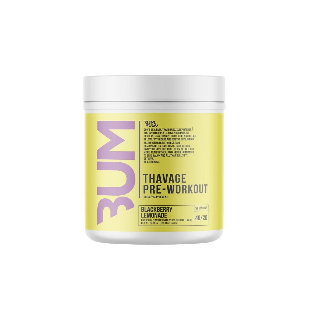 RAW CBUM Thavage Pre - Workout 40srv 520g 850049150491 - The Supplement Warehouse Pte Ltd