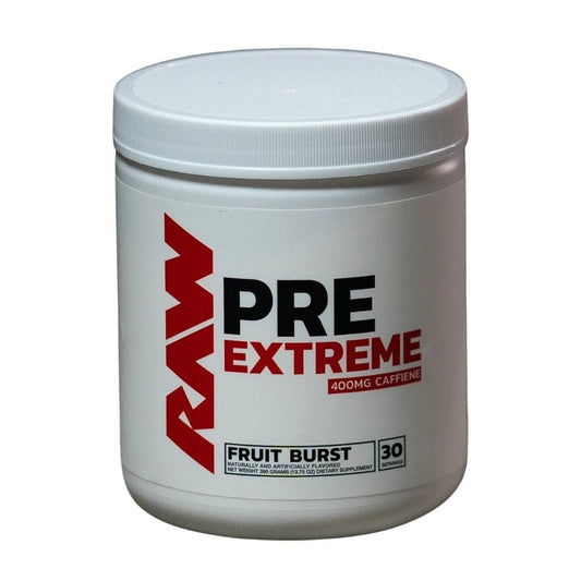 RAW Pre Extreme 30srv 850049150569- The Supplement Warehouse Pte Ltd
