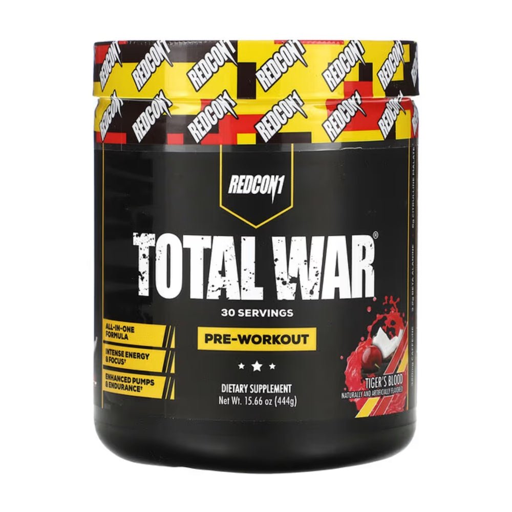 RedCon1 Total War (Pre - Workout) 30 serving 601754191428 - The Supplement Warehouse Pte Ltd