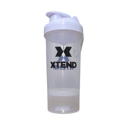 Scivation Xtend SmartShake White 600 ml for liquid 200 ml for storage 842595121193 - The Supplement Warehouse Pte Ltd