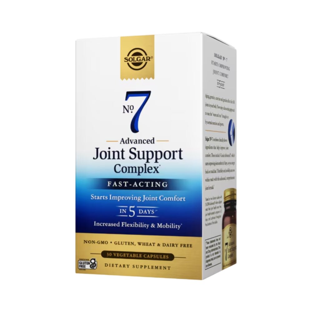 Solgar No. 7 Advanced Joint Support Complex 30 veg caps 033984504974 - The Supplement Warehouse Pte Ltd