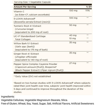 Solgar No. 7 Advanced Joint Support Complex 30 veg caps 033984504974 - The Supplement Warehouse Pte Ltd