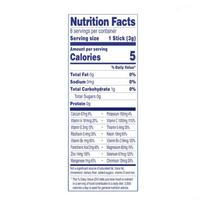 Super C Vitamin & Mineral Drink Mix 8 pkt (per pkt: 1000mg Vitamin C + 16 Vitamins & Minerals + 7 Electrolytes) 072392323128 - The Supplement Warehouse Pte Ltd