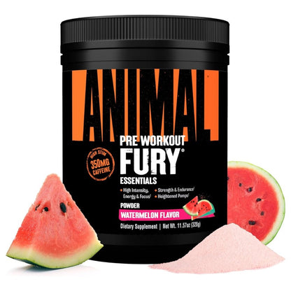 Universal Animal Fury Pre - Workout 20srv (350mg Caffeine, BCAAs, Citrulline, Beta Alanine) 039442032584 - The Supplement Warehouse Pte Ltd