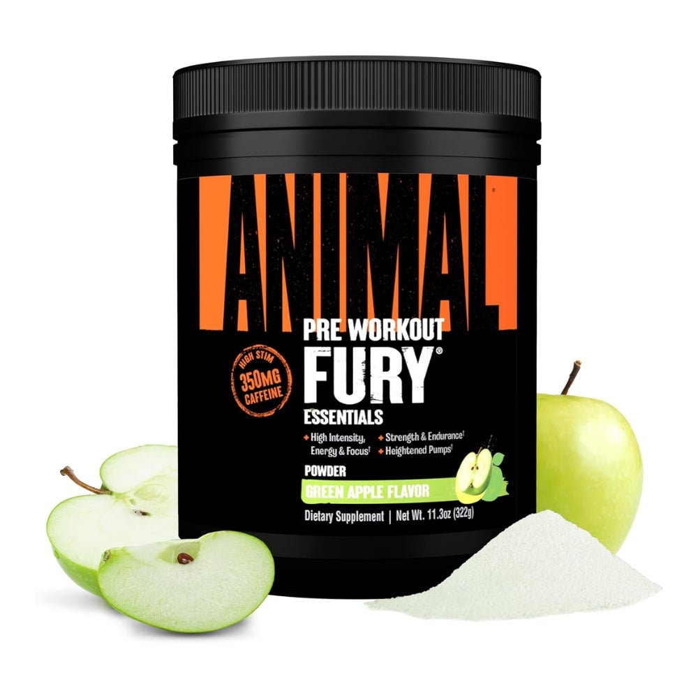 Universal Animal Fury Pre - Workout 20srv (350mg Caffeine, BCAAs, Citrulline, Beta Alanine) 039442032676 - The Supplement Warehouse Pte Ltd