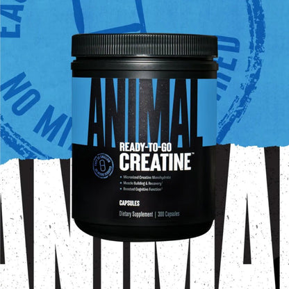 Universal Creatine Animal Micronized Creatine 300 caps x04/27 039442033451- The Supplement Warehouse Pte Ltd