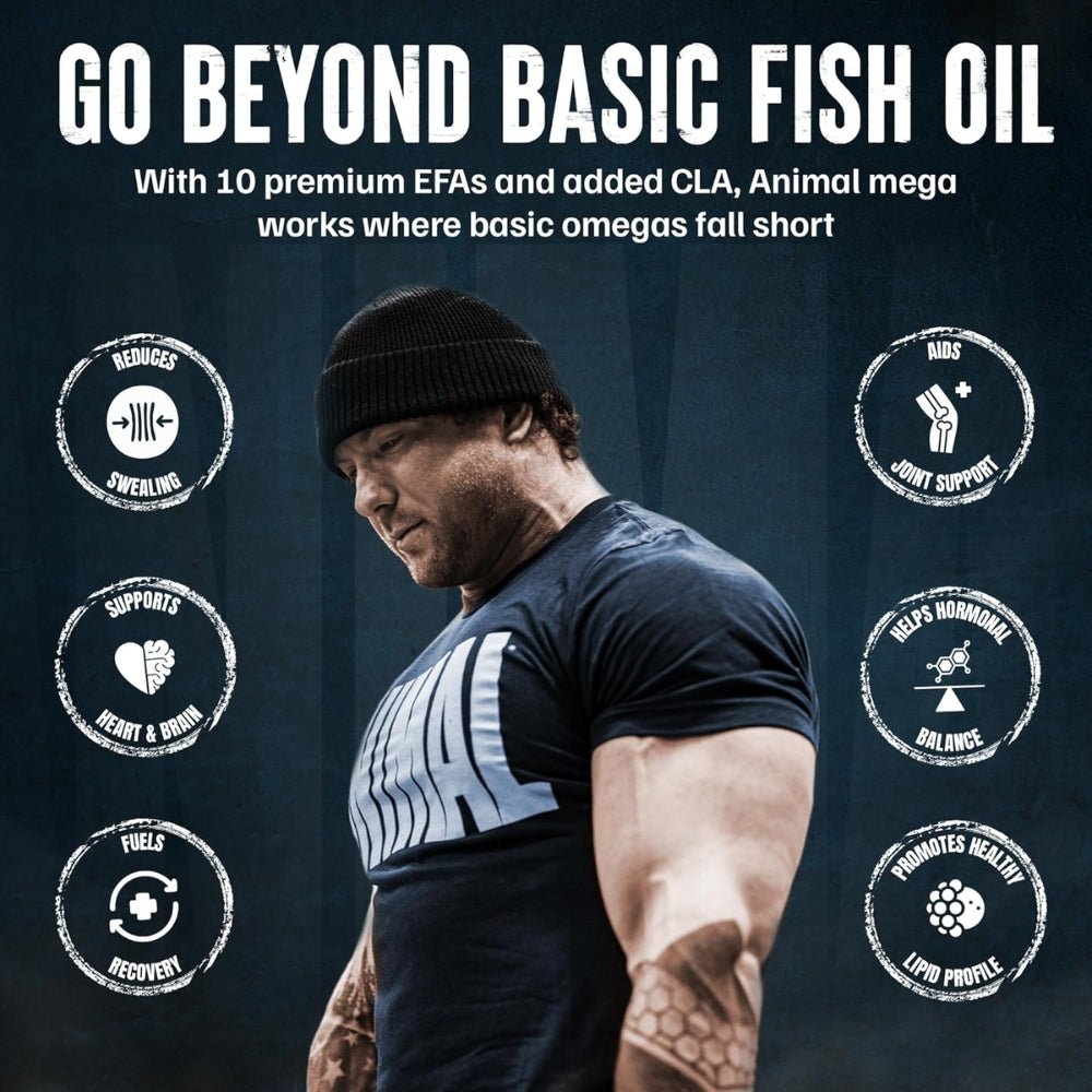 Universal Nutrition Animal Omega (HALAL) 30 packs (Free Animal Icon Tee XL only) 039442030580 - The Supplement Warehouse Pte Ltd