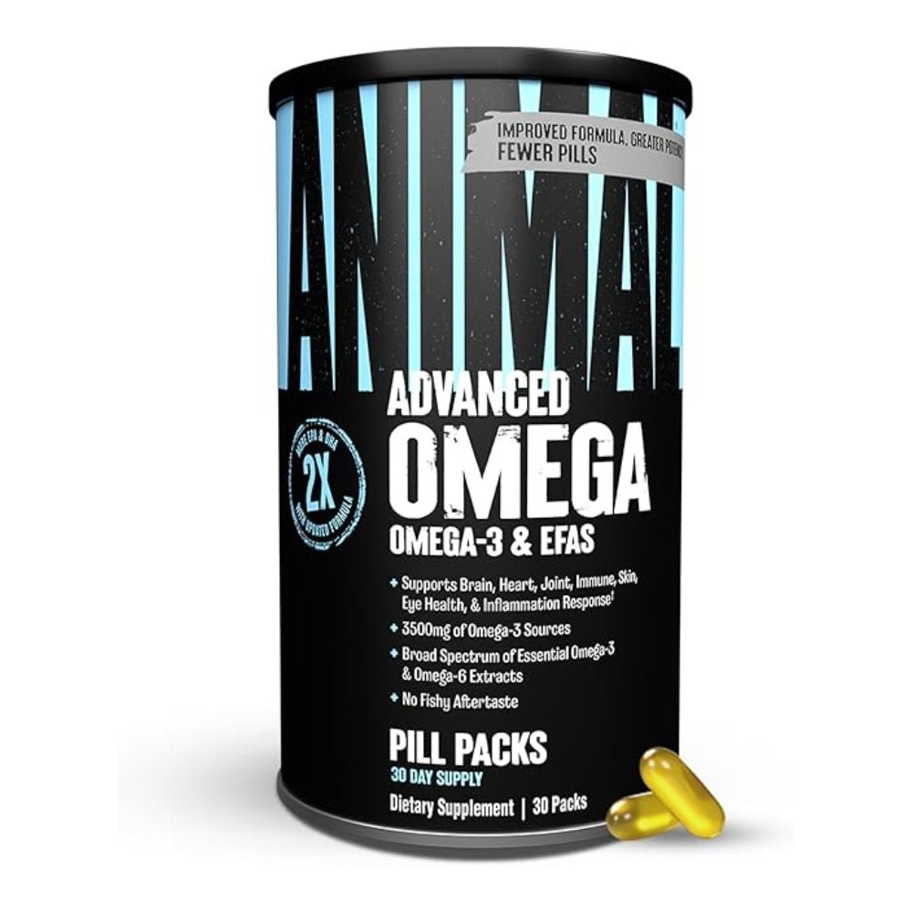 Universal Nutrition Animal Omega (HALAL) 30 packs (Free Animal Icon Tee XL only) 039442030580 - The Supplement Warehouse Pte Ltd