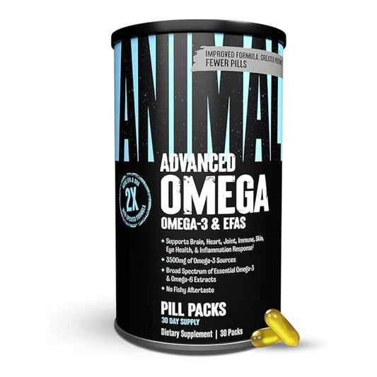Universal Nutrition Animal Omega (HALAL) 30 packs (Free Animal Icon Tee XL only) 039442030580 - The Supplement Warehouse Pte Ltd