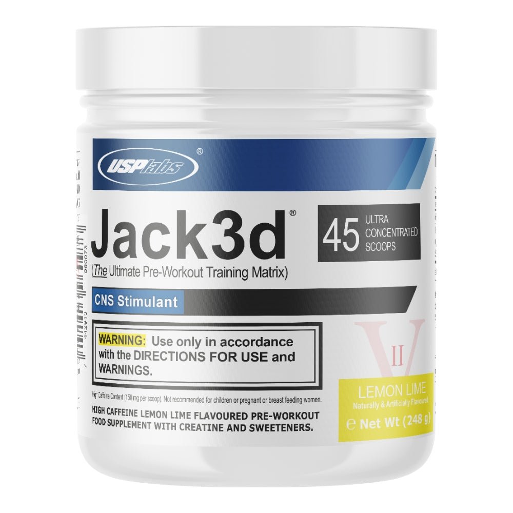 USP Labs Jack3d Pre - Workout 45 srv EU Version 7442913960973 - The Supplement Warehouse Pte Ltd