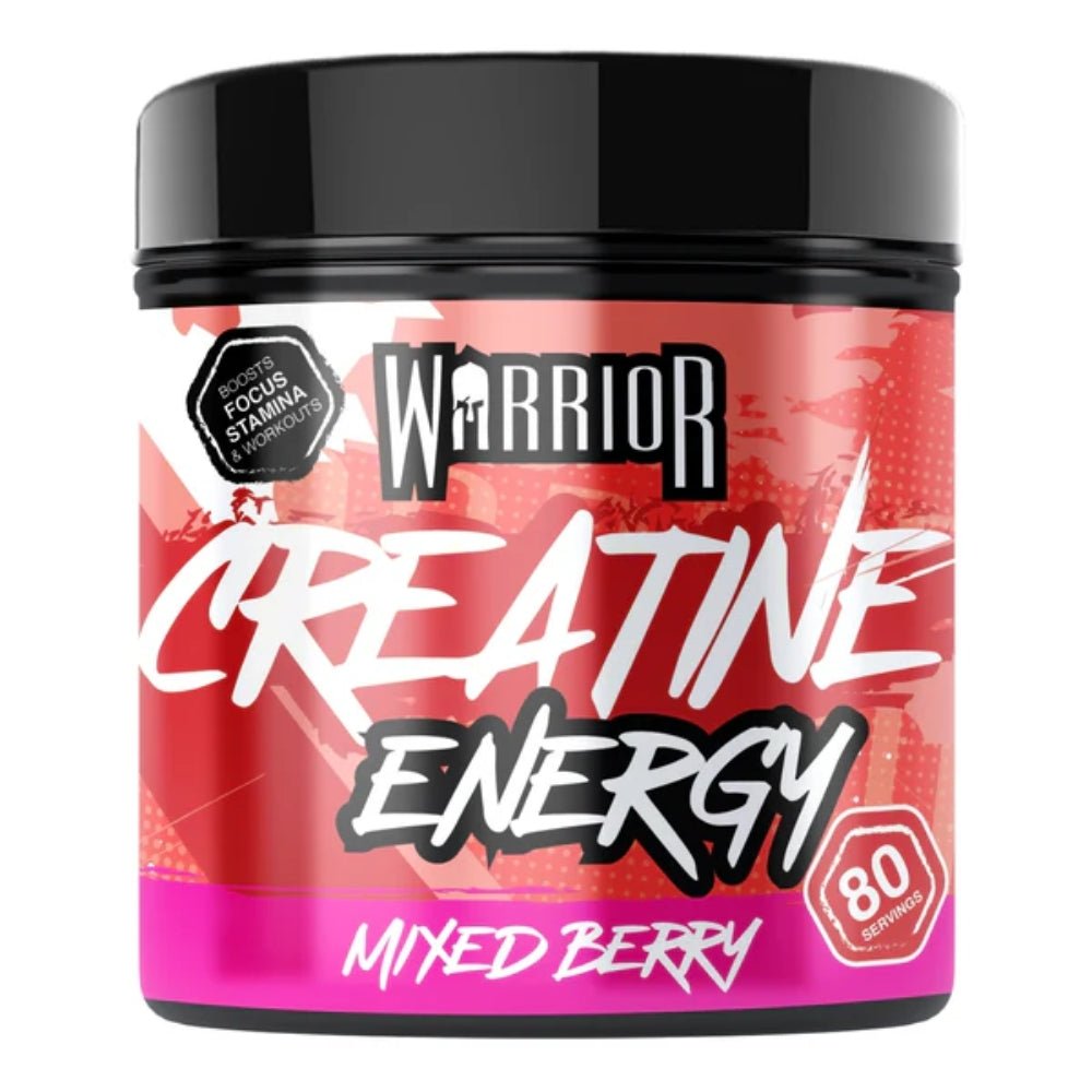 Warrior Creatine Plus Energy 80srv 5060756347663 - The Supplement Warehouse Pte Ltd